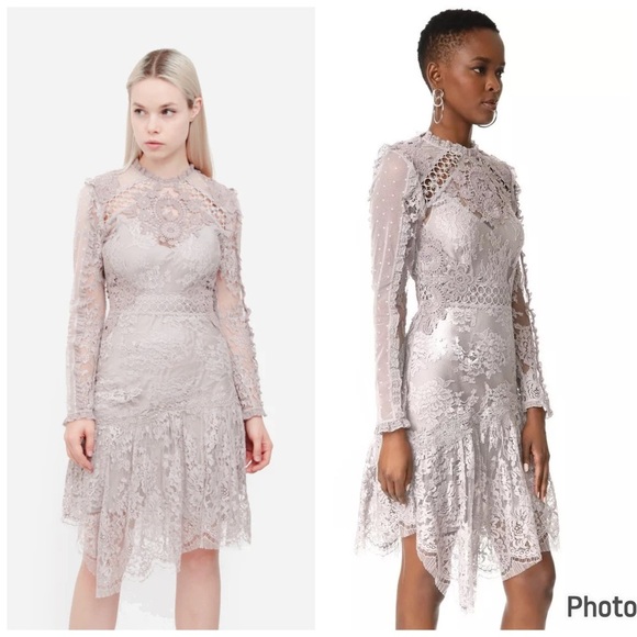 Zimmermann Stranded Lace Dress Floral Sz 4 - Picture 1 of 10